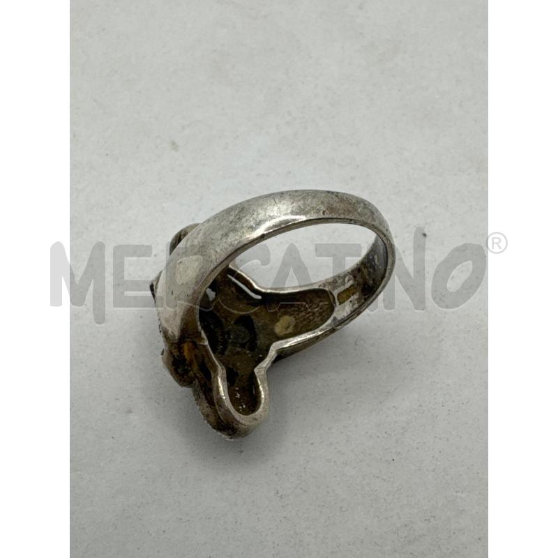 ANELLO DONNA ARG 925 STILE ART DECÒ MADRE PERLA  | Mercatino dell'Usato Colleferro 3