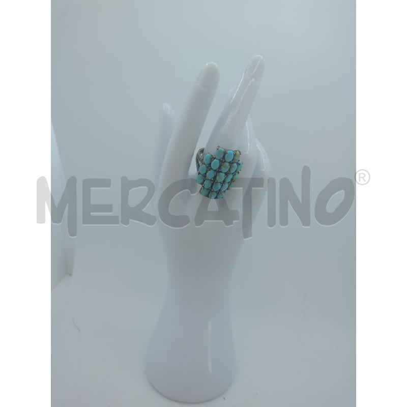 ANELLO DONNA ARG 925 TURCHESE NIDO D'APE | Mercatino dell'Usato Colleferro 1
