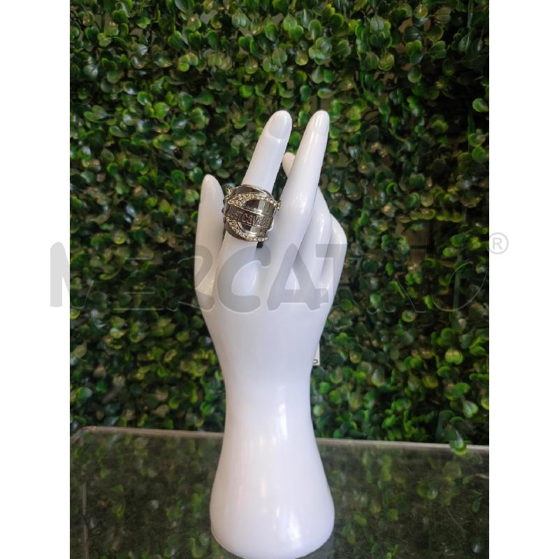 ANELLO DONNA JUST CAVALLI ACCIAIO STRASS | Mercatino dell'Usato Colleferro 1