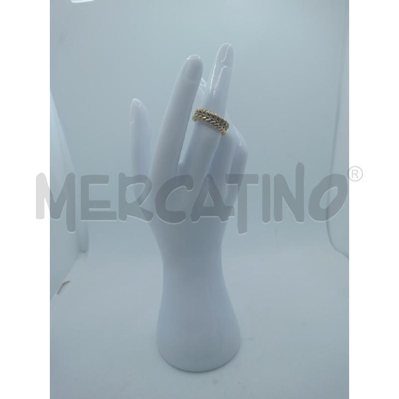 ANELLO DONNA PANDORA ARG925 FASCIA A SPIGHE DI GRANO | Mercatino dell'Usato Colleferro 1