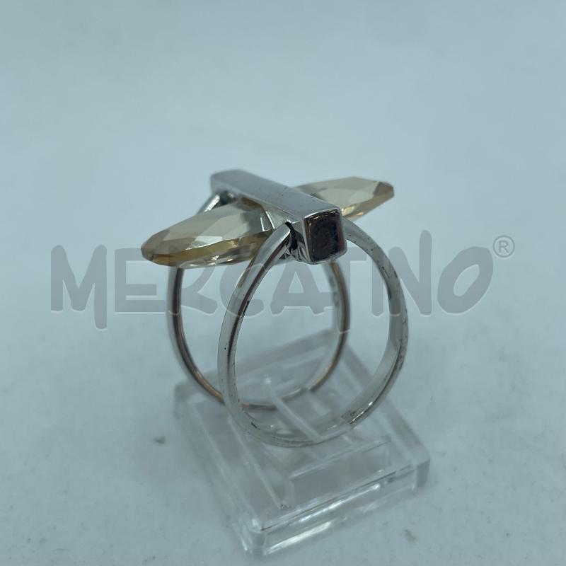 ANELLO DONNA SVAROWSKY DOPPI ANELLO  | Mercatino dell'Usato Colleferro 3