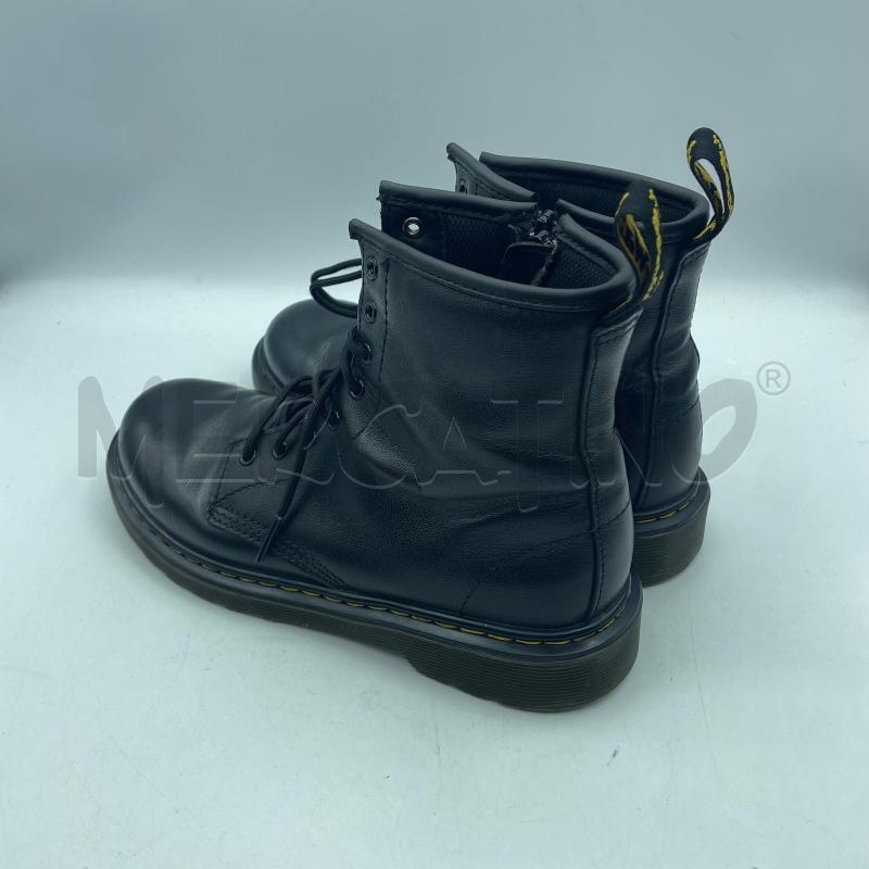ANFIBI BAMBINO DR MARTENS NERI ZIP LATERALE  | Mercatino dell'Usato Colleferro 3