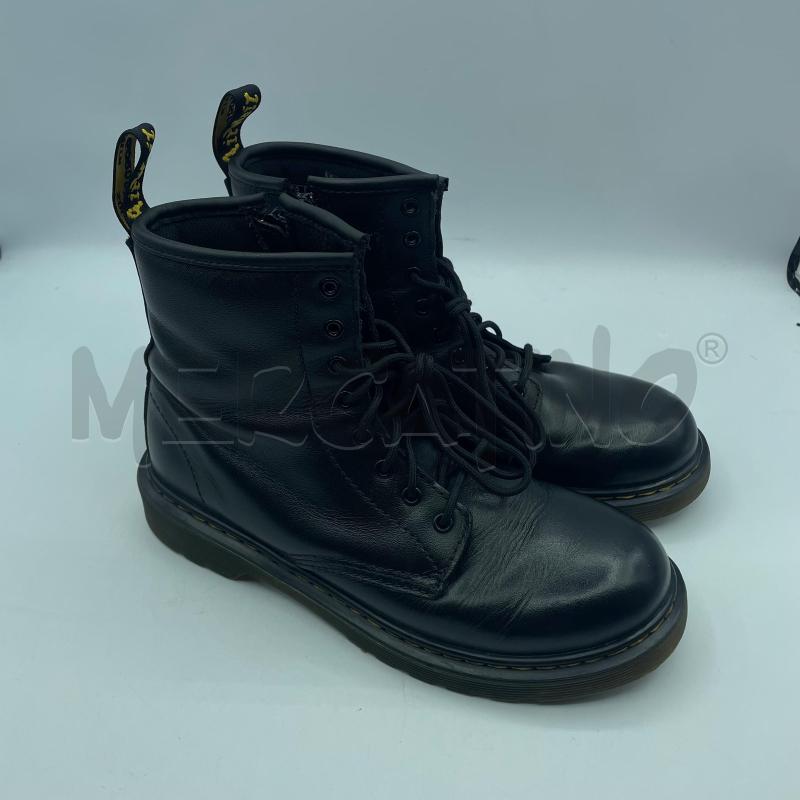 ANFIBI BAMBINO DR MARTENS NERI ZIP LATERALE  | Mercatino dell'Usato Colleferro 4