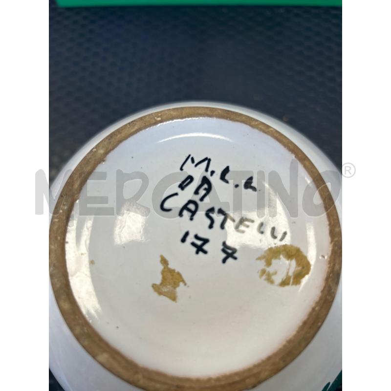 ANFORA IN CERAMICA CASTELLI MOTIVO FLOREALE | Mercatino dell'Usato Colleferro 3