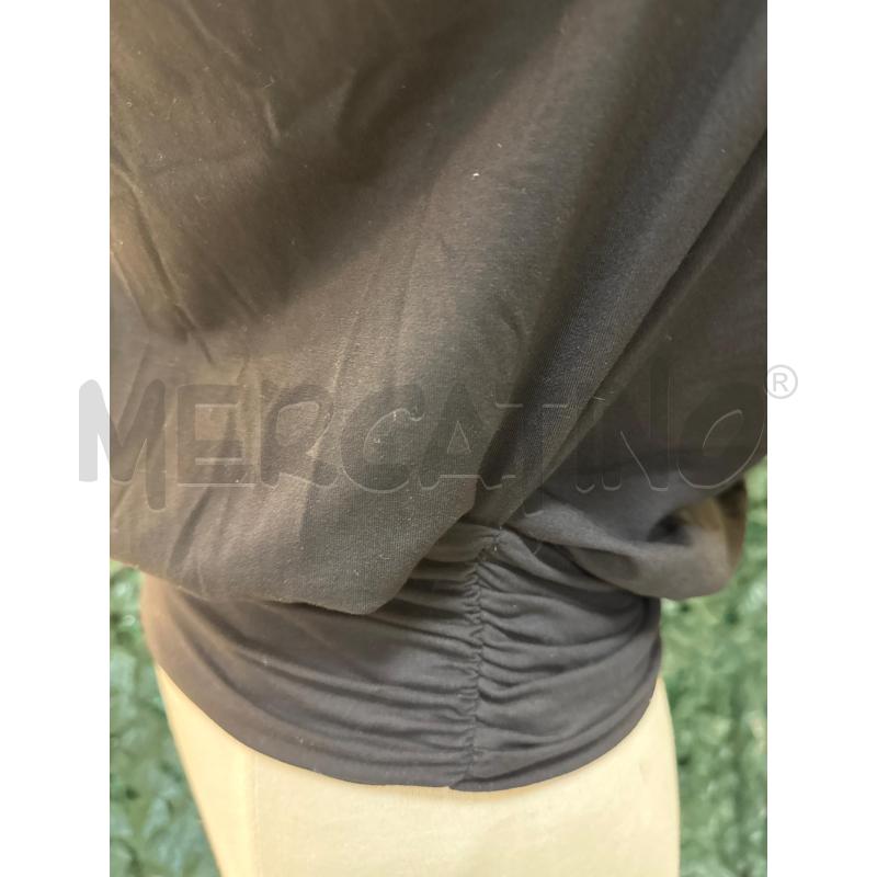 BLUSA DONNA PINKO NERA ARRICCIATURA 1 BOTT ORO  | Mercatino dell'Usato Colleferro 5