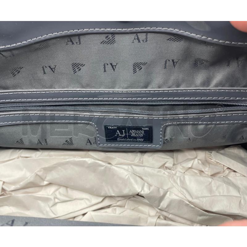 BORSA DONNA ARMANI JEANS GRI PLAST LUCIDA DIF   | Mercatino dell'Usato Colleferro 3