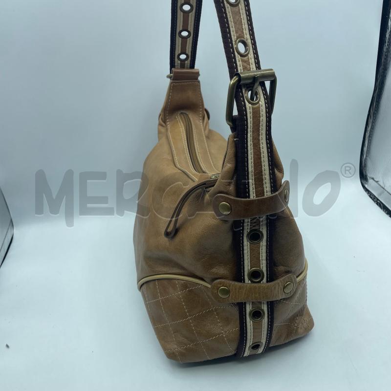 BORSA DONNA COCCINELLE LATO TRAP PELEL NOCCIOLA  | Mercatino dell'Usato Colleferro 4