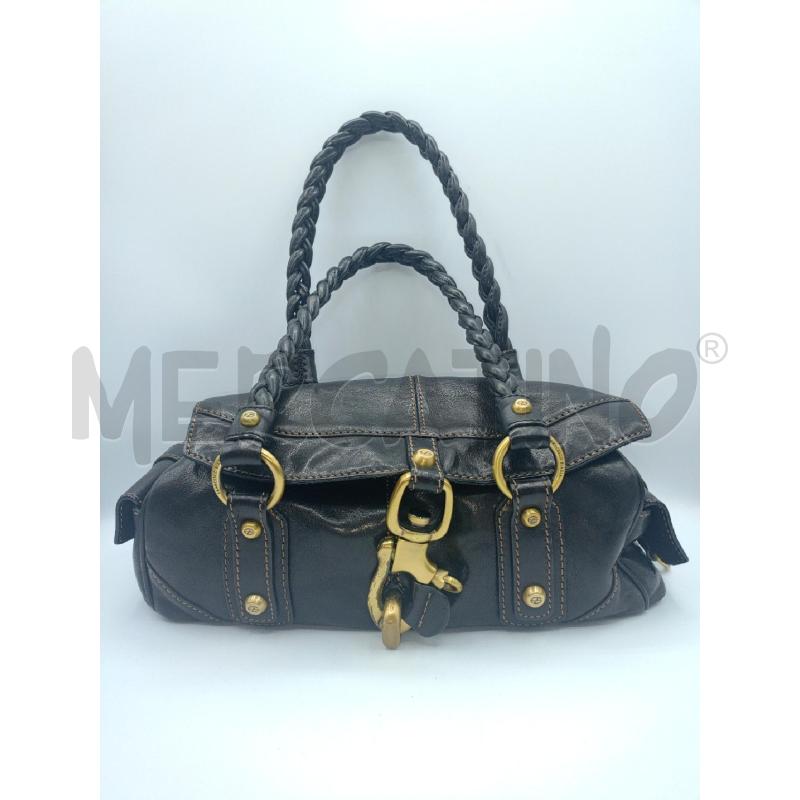 BORSA DONNA FRANCESCO BIASIA NE VERA PELLE MANICI INTRECCIO | Mercatino dell'Usato Colleferro 1