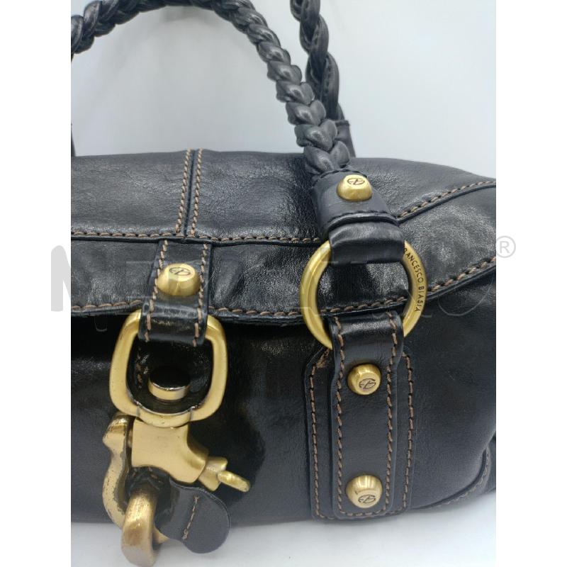BORSA DONNA FRANCESCO BIASIA NE VERA PELLE MANICI INTRECCIO | Mercatino dell'Usato Colleferro 2