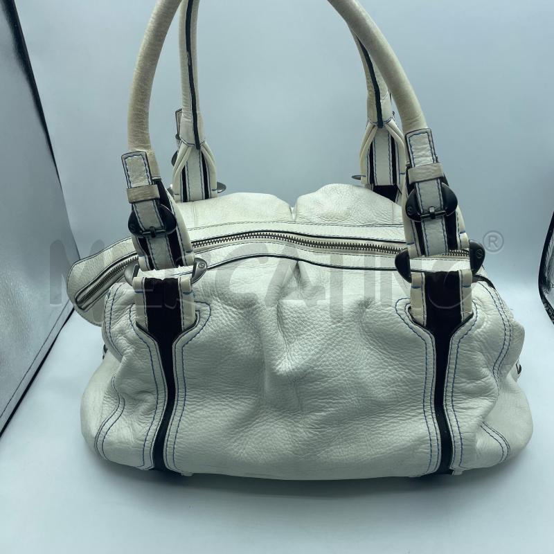 BORSA DONNA FRANCESCO BIASIA VERA PELLE BIA CUCITURE AZZU | Mercatino dell'Usato Colleferro 3