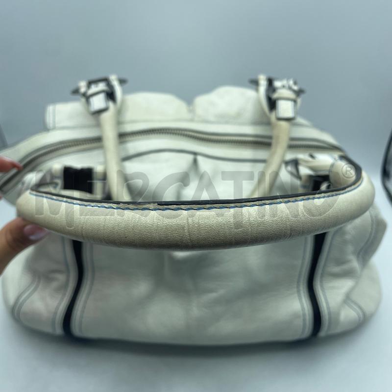 BORSA DONNA FRANCESCO BIASIA VERA PELLE BIA CUCITURE AZZU | Mercatino dell'Usato Colleferro 4
