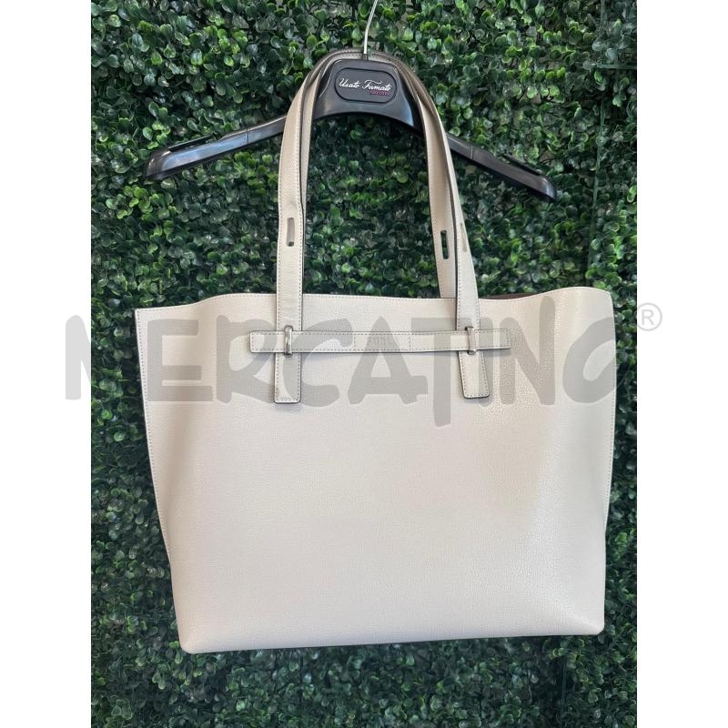 BORSA DONNA FURLA GRI CHIARA VERA PELLE  | Mercatino dell'Usato Colleferro 1