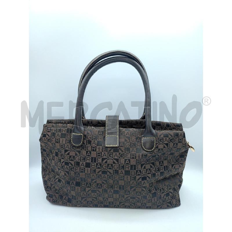 BORSA DONNA LA BAGAGERIE MARR TESSUTO MANIC PELLE | Mercatino dell'Usato Colleferro 2
