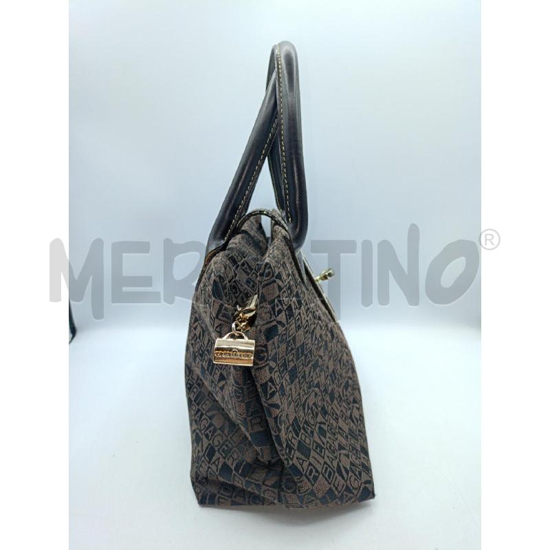 BORSA DONNA LA BAGAGERIE MARR TESSUTO MANIC PELLE | Mercatino dell'Usato Colleferro 3