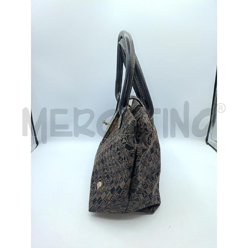 BORSA DONNA LA BAGAGERIE MARR TESSUTO MANIC PELLE | Mercatino dell'Usato Colleferro 4