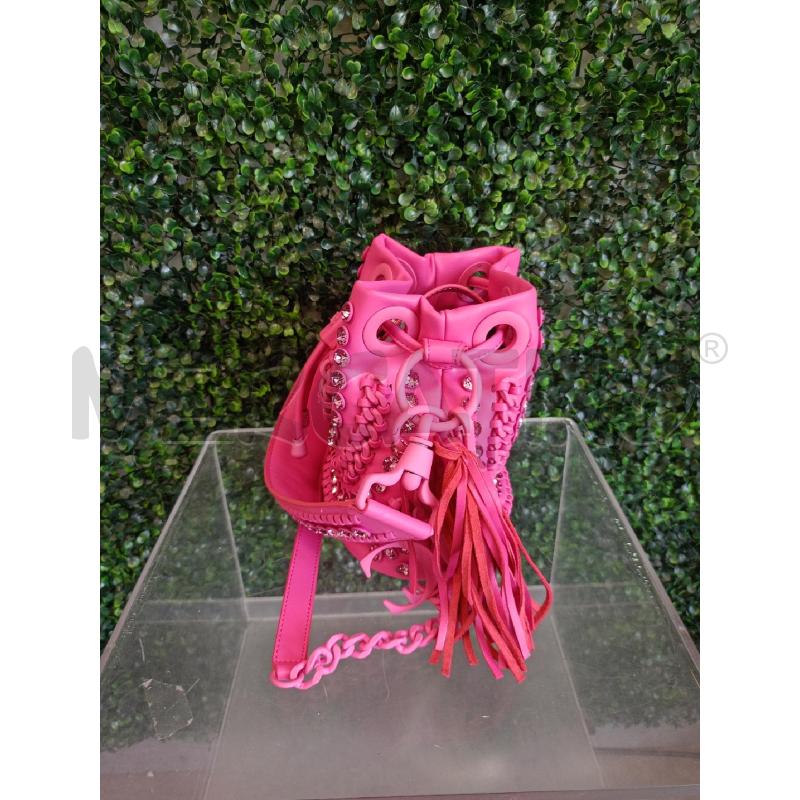 BORSA DONNA LA CARRIE SECCHIELLO ANDROMEDA SMALL STRASS FUCSIA | Mercatino dell'Usato Colleferro 2