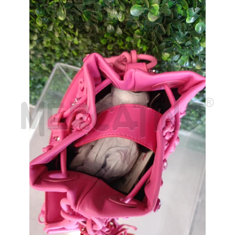 BORSA DONNA LA CARRIE SECCHIELLO ANDROMEDA SMALL STRASS FUCSIA | Mercatino dell'Usato Colleferro 3