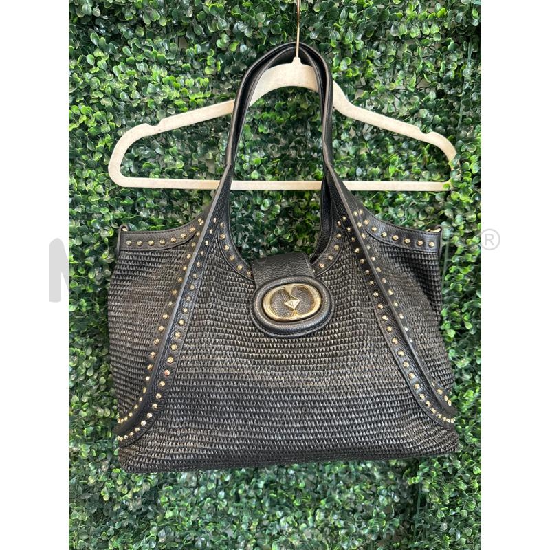 BORSA DONNA LA CARRIE VERA PELLE E BORCHIET DO SPIGAT  | Mercatino dell'Usato Colleferro 1