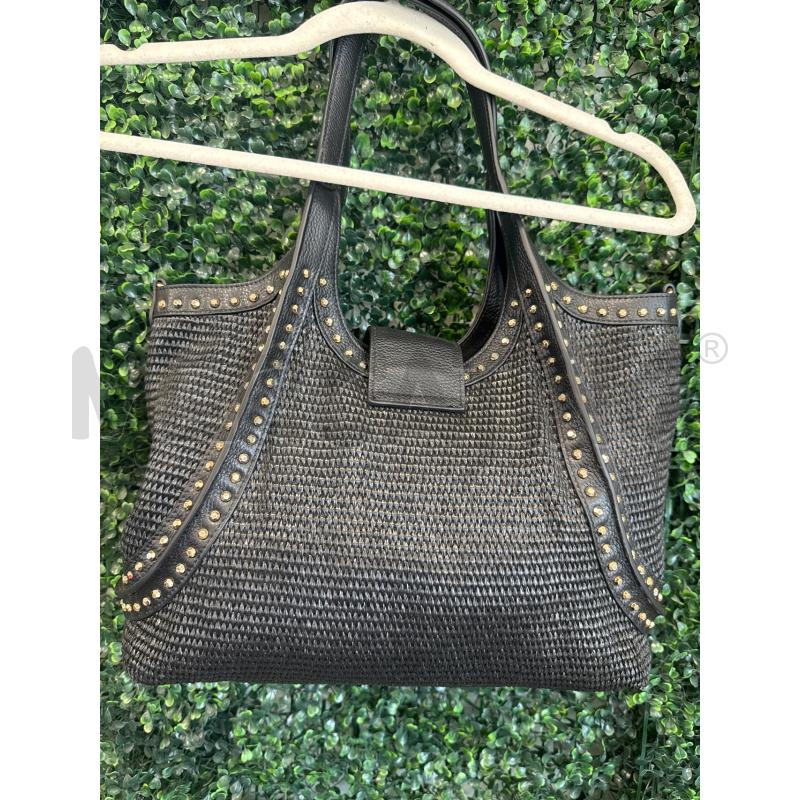 BORSA DONNA LA CARRIE VERA PELLE E BORCHIET DO SPIGAT  | Mercatino dell'Usato Colleferro 3