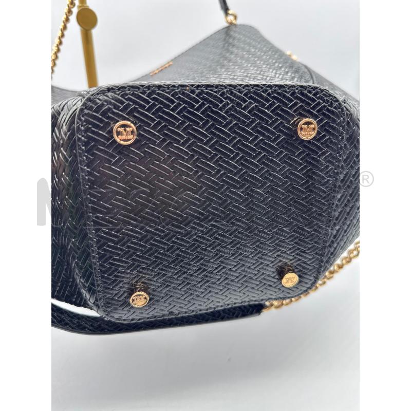 BORSA DONNA MAXMARA IN PELLE NERA  | Mercatino dell'Usato Colleferro 5