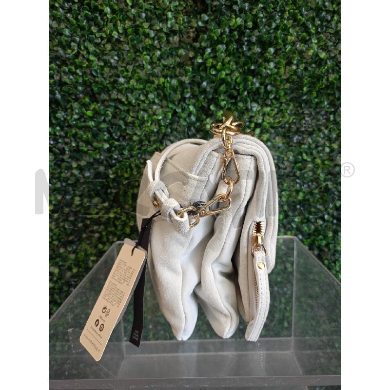 BORSA DONNA MY BEST BAG FIRENZE VERA PELLE CAMOSCIO GRI NUOVA CON CARTELLINO | Mercatino dell'Usato Colleferro 2
