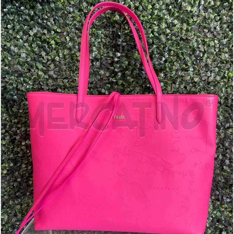 BORSA DONNA PRIMA CLASSE GEO HARMONIA FUXIA  | Mercatino dell'Usato Colleferro 1