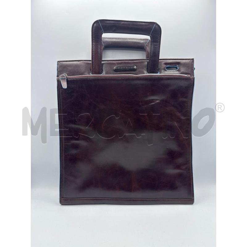 BORSA PELLE PIQUADRO PORTA DOCUMENTI MARR BORDINO AZZ | Mercatino dell'Usato Colleferro 1