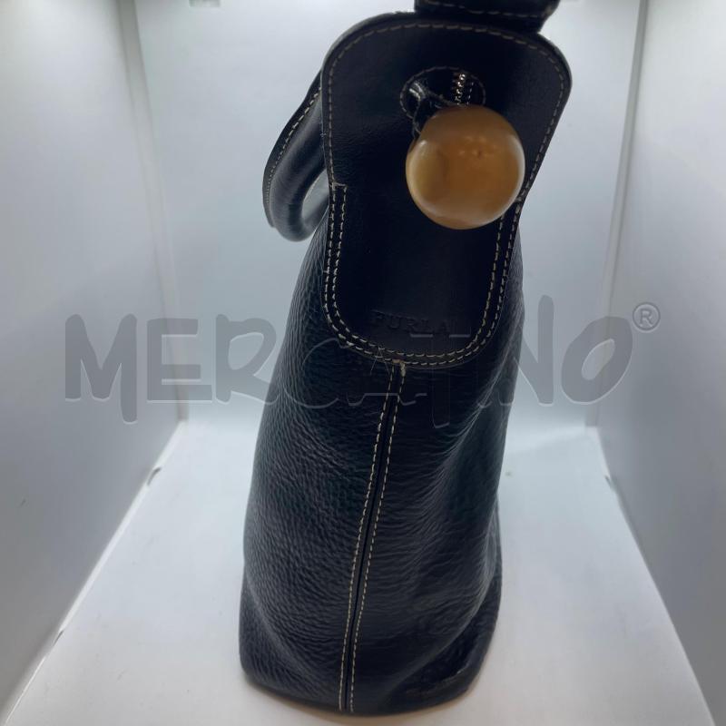 BORSETTA DONNA FURLA SECCHIELLO MANICO PALLA LEGNO  | Mercatino dell'Usato Colleferro 2