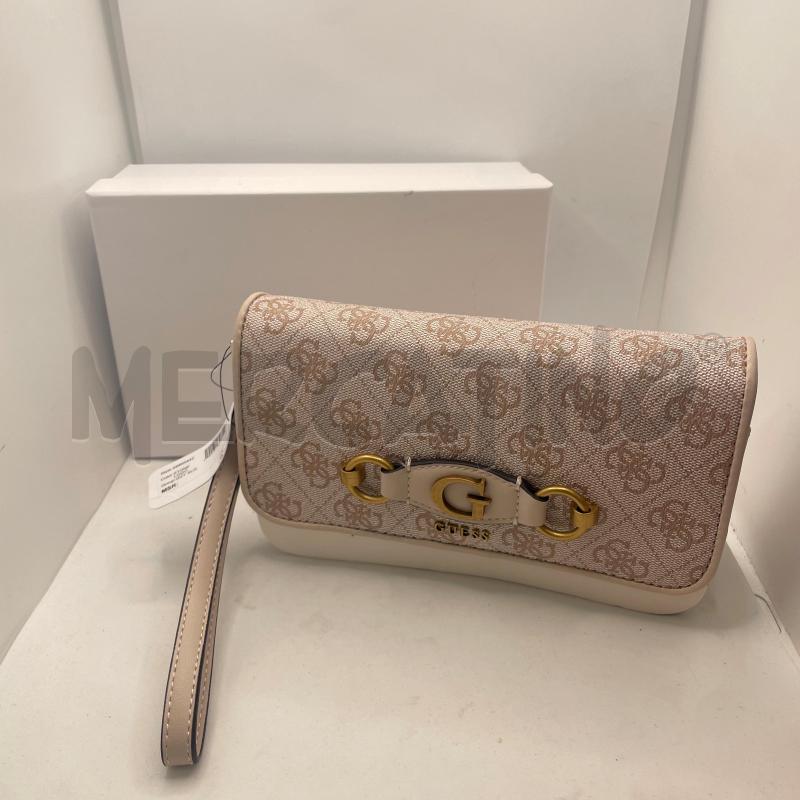 BORSETTA DONNA GUESS BEIGE  SCATOLA NUOVA  | Mercatino dell'Usato Colleferro 1