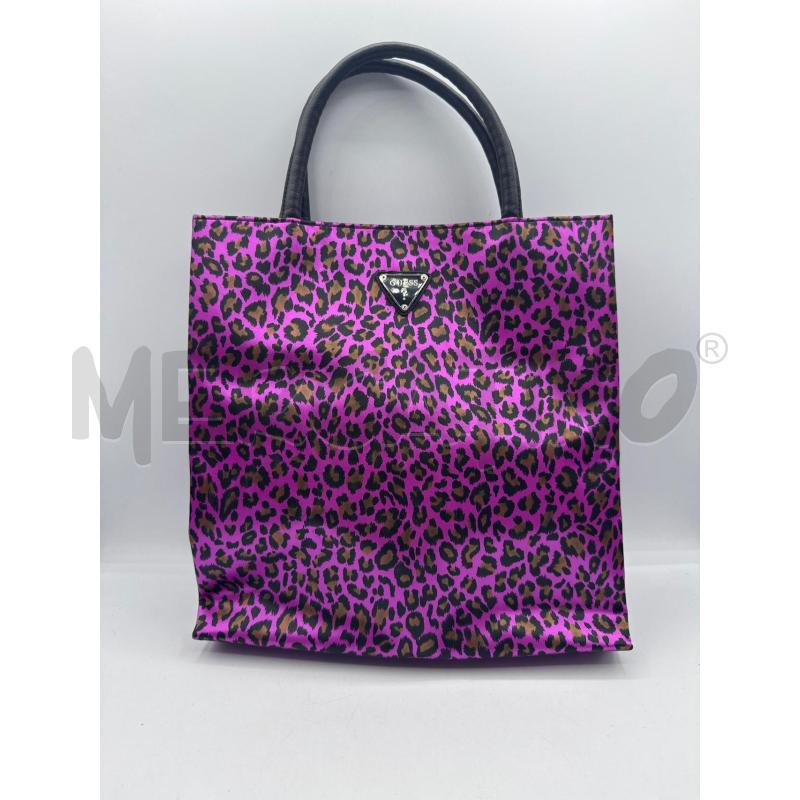 BORSETTA DONNA GUESS MACULATA FUXIA MANIC NE  | Mercatino dell'Usato Colleferro 1