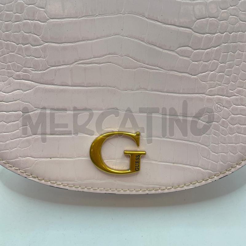 BORSETTA DONNA GUESS ROSA CONFETTO STAMPA COCC LOGO DO MEZZA LUNA | Mercatino dell'Usato Colleferro 4
