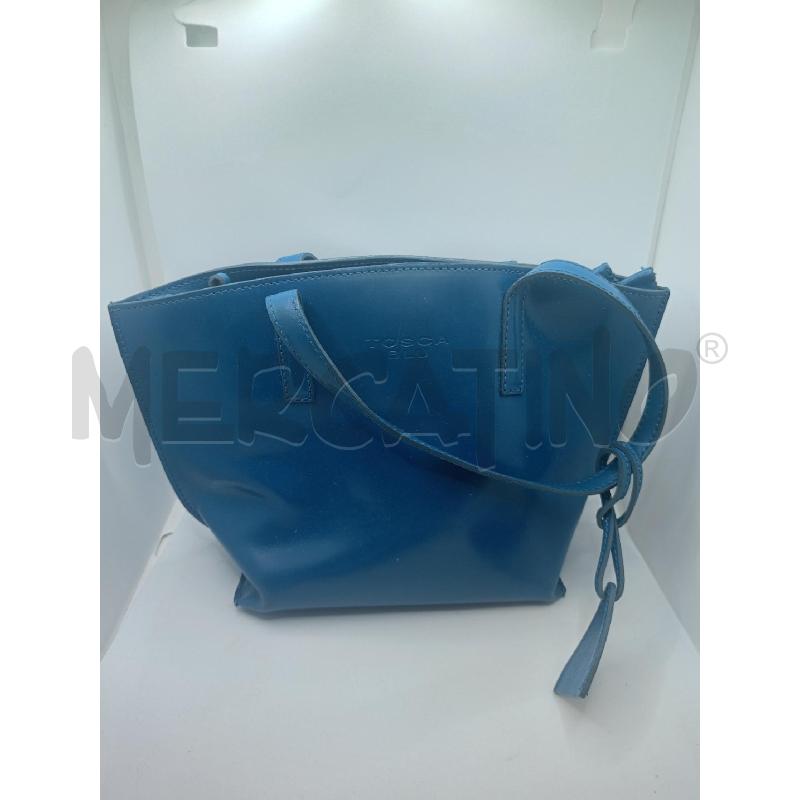 BORSETTA DONNA TOSCA BLU PELLE BLUETTE  | Mercatino dell'Usato Colleferro 1