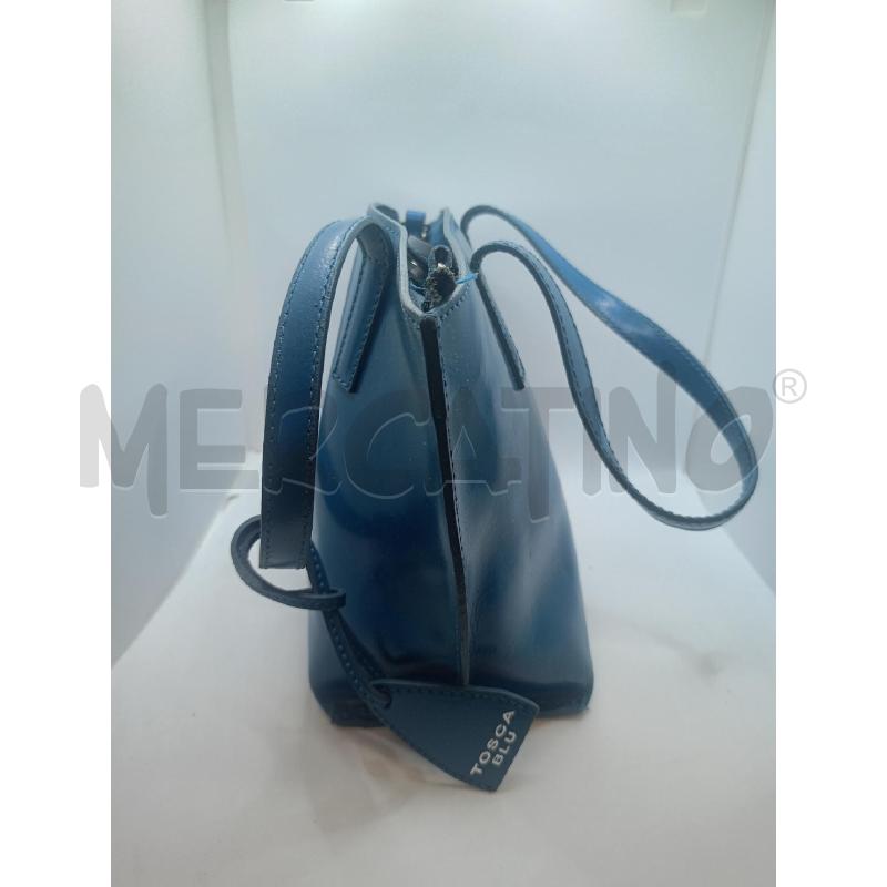 BORSETTA DONNA TOSCA BLU PELLE BLUETTE  | Mercatino dell'Usato Colleferro 2