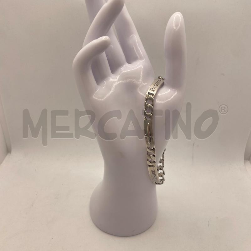 BRACCIALE ARG925 PACIOTTI CATENINA PLACCHETTE  | Mercatino dell'Usato Colleferro 1