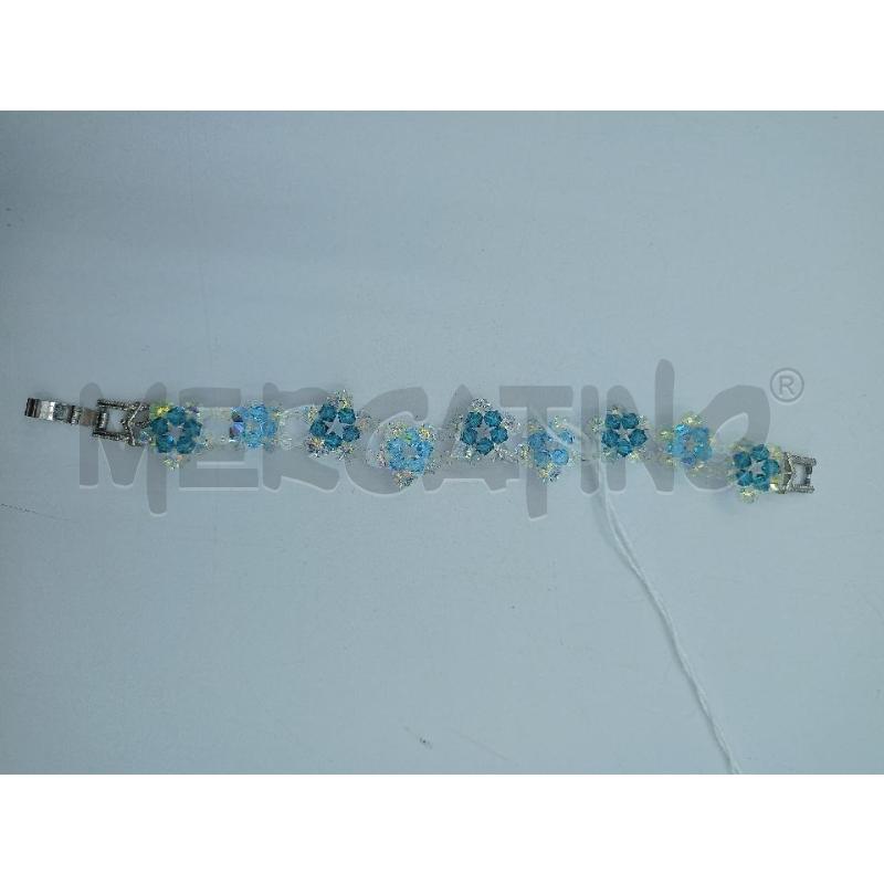 BRACCIALE DONNA PIE SWAROSVKI FIO AZZU  | Mercatino dell'Usato Colleferro 1