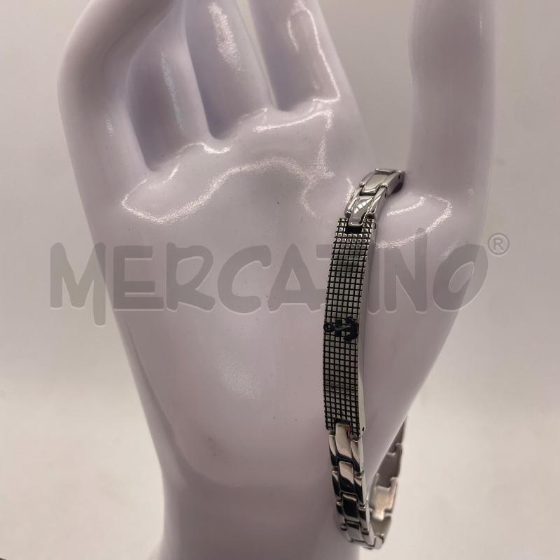 BRACCIALE LUCA BARRA ACCIAIO ANCORA NE  | Mercatino dell'Usato Colleferro 2