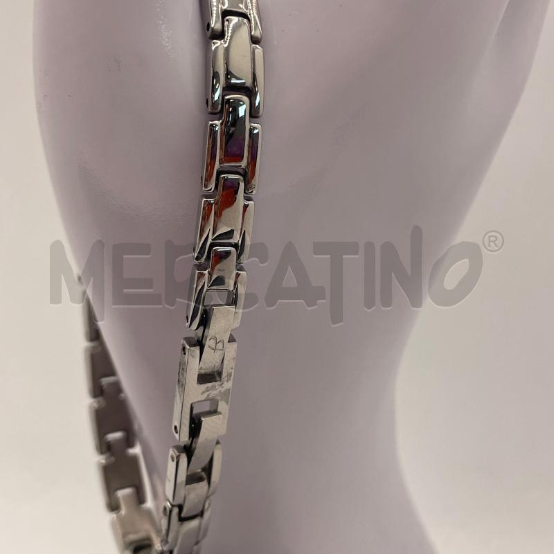 BRACCIALE LUCA BARRA ACCIAIO ANCORA NE  | Mercatino dell'Usato Colleferro 3