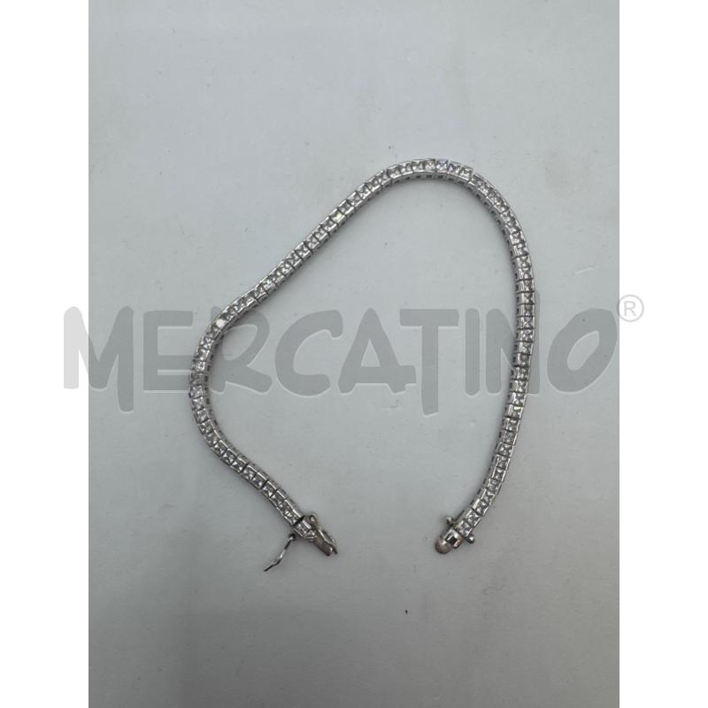 BRACCIALE TENNIS ZIRCONCINI RETT | Mercatino dell'Usato Colleferro 1