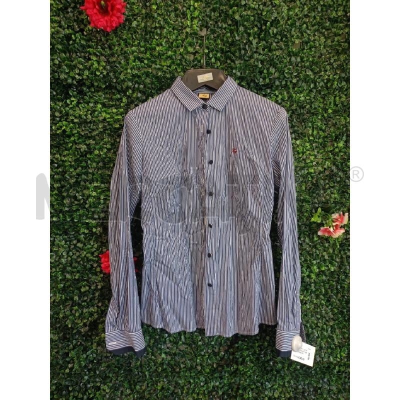 CAMICIA DONNA FAY GESSATA BLU BIA STEM ROSS | Mercatino dell'Usato Colleferro 1