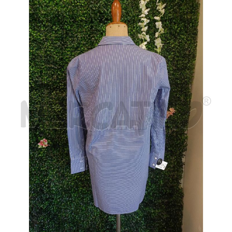 CAMICIONE DONNA PATRIZIA PEPE BLU RIGHE BIA  | Mercatino dell'Usato Colleferro 2