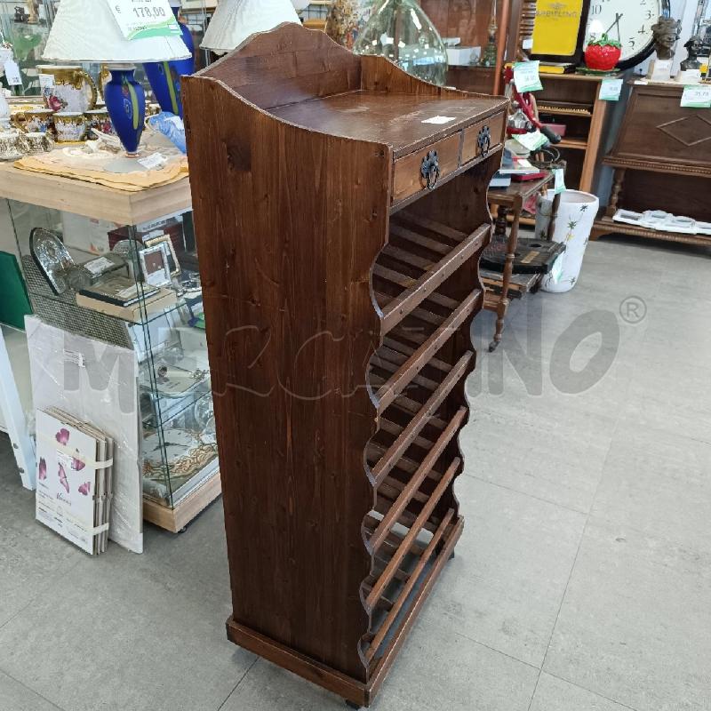 CANTINETTA LEGNO 2 CASSETTI IN ALTO | Mercatino dell'Usato Colleferro 2