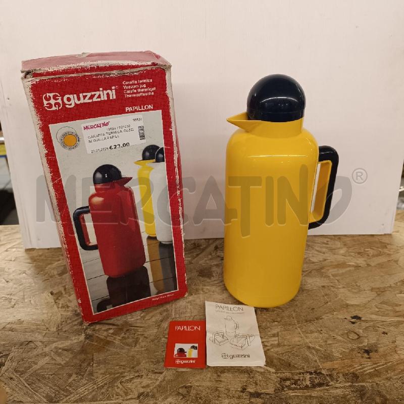 CARAFFA TERMICA GUZZINI GIALLA PAPILLON ANNI 80  | Mercatino dell'Usato Colleferro 3