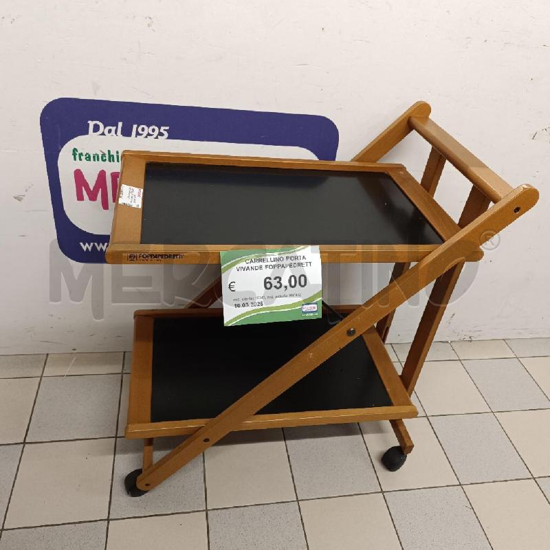 CARRELLINO PORTA VIVANDE FOPPAPEDRETTI  | Mercatino dell'Usato Colleferro 1