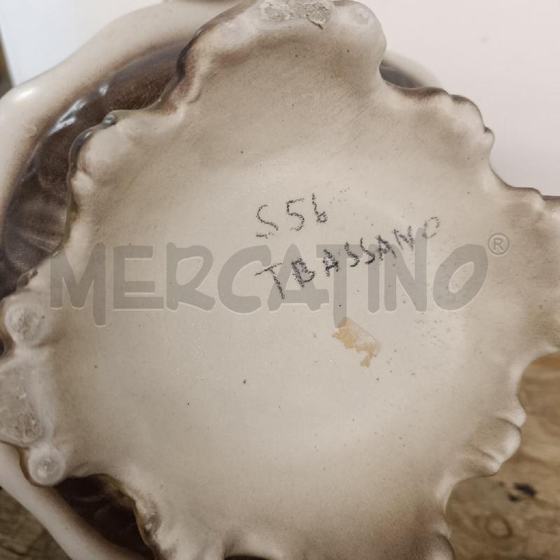 CENTROTAVOLA BASSANO CERAMICA FIORI RILIEVO DIF | Mercatino dell'Usato Colleferro 4