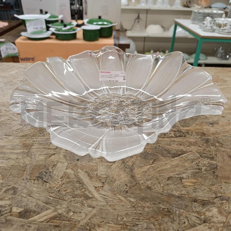 CENTROTAVOLA VETRO OPACO A FORMA DI MARGHERITA  | Mercatino dell'Usato Colleferro 2