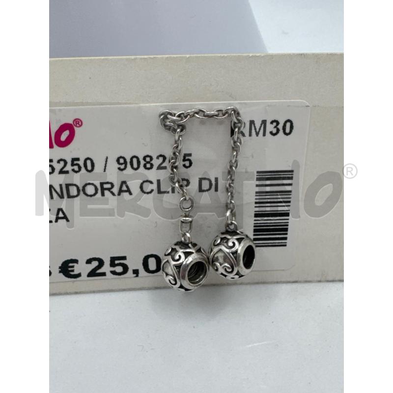 CHARM PANDORA CLIP DI SICUREZZA  | Mercatino dell'Usato Colleferro 1