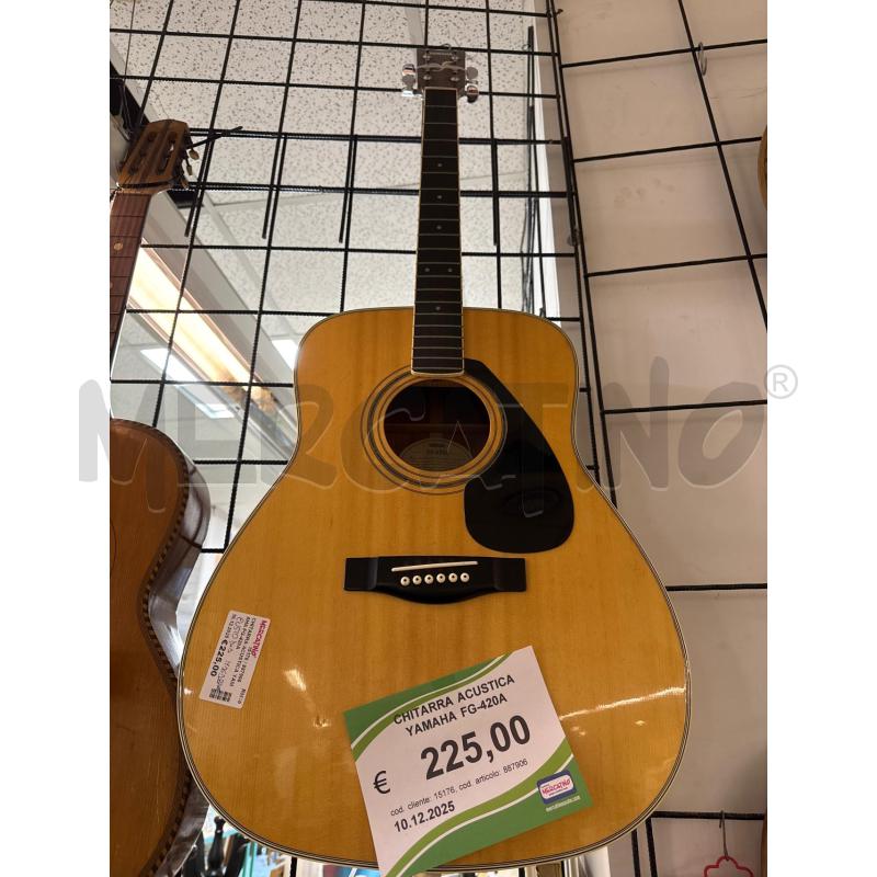 CHITARRA ACUSTICA YAMAHA FG-420A  | Mercatino dell'Usato Colleferro 1