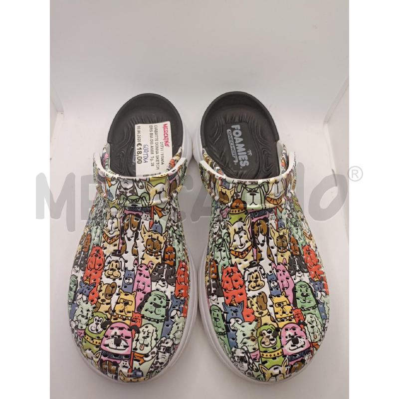CIABATTE DONNA SKETCHERS BIA DIS ANIMALI | Mercatino dell'Usato Colleferro 1