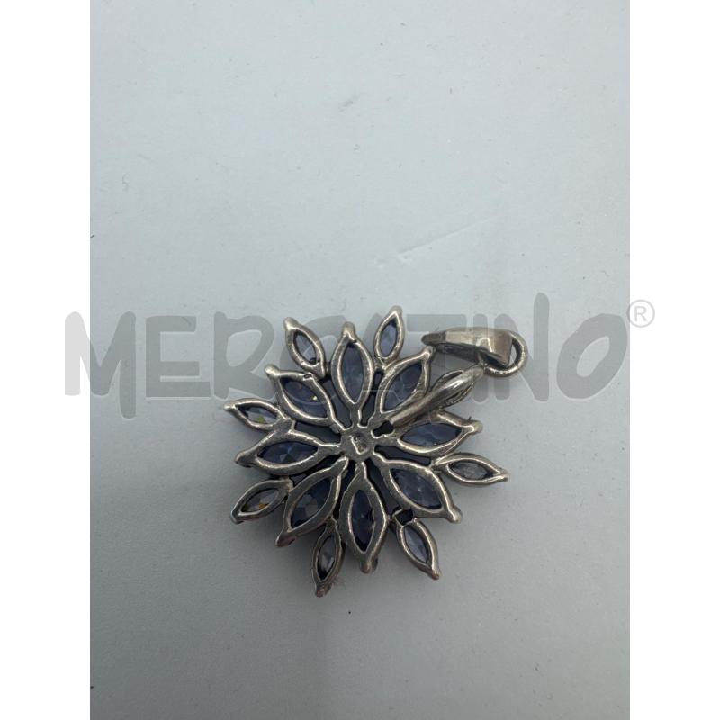 CIONDOLO ARG 925 FIORE LILLA  | Mercatino dell'Usato Colleferro 2