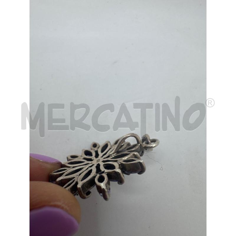 CIONDOLO ARG 925 FIORE LILLA  | Mercatino dell'Usato Colleferro 3